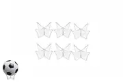 6pcs Acrylic Ball Stand Hold Ball Display Stand for Basketball Clear Case Rack