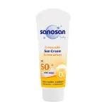 SANOSAN 珊諾 BABY 防曬水潤乳霜SPF50+ 防曬乳 嬰兒防曬 嬰兒防曬乳【貝兒廣場】