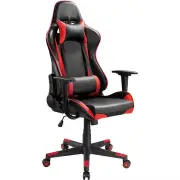 Brateck PU Leather Gaming Chairs with Headrest and Lumbar Support