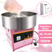 1000W Commercial Cotton Candy Machine Sugar Floss Maker for Party Pink