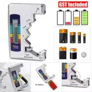 Universal Digital Battery Tester C D N AAA AA 1.5V 9V Button Cell Portable NEW