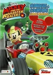 Mickey and the Roadster Racers Workbooks, Numbers, Colors Shapes Set of 2