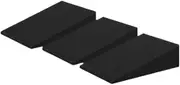 MagiDeal Auto Seat Wedge Leveling Cushion Seat Leveling Pad Angled Design Breathable Fabrics Backseat Leveling Mat for Outdoor, 3pcs