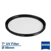 在飛比找蝦皮商城優惠-Zeiss 蔡司 Filter T* UV鏡 86mm 多層