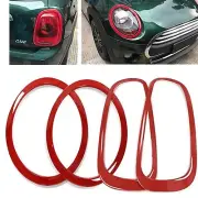 For 2015-2020 MINI Cooper F54 Front Headlight Rear Tail Lamp Sticker Trim Red (for: Mini)
