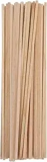 FUNOMOCYA 50pcs Wood Rods Experimental Wood Sticks Oxygen Combustion Teaching Tools