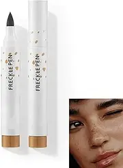 MAEPEOR Freckles Pen Light Brown Natural Face Freckle Longlasting Waterproof Dot Spot Pen Create Natural Sunkissed Skin (02 Dark Brown)