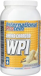 International Protein Amino Charged Vanilla Ice Cream Flavour Whey Protein Isolate Powder 1.25 kg