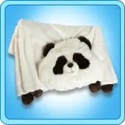 Authentic Pillow Pet Comfy Panda Blanket Plush Toy Gift
