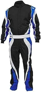 K1 Race Gear Speed 1 CIK/FIA Level 2 Approved Kart Racing Suit (Blue/White/Black, 6X-Small)