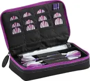 Casemaster Plazma Dart Case for Soft and Steel Tip Darts, Holds 3 Darts