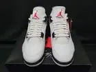Size 11 Air Jordan 4 Retro "WHITE CEMENT" 2025 [ FV5029 100 ]