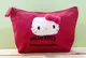 【震撼精品百貨】Hello Kitty 凱蒂貓~Hello Kitty日本SANRIO三麗鷗KITTY化妝包/筆袋-小熊紅*97559