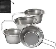 Stainless Steel Cups - 50ml Mini Wine Glass Set | 4X Equipment Small Mugs for Tea Sports Kitchen Dining Mountaineering Camping BBQ Outdoors