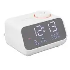 JY (White)Alarm Clock Radio LED Digital Alarm Clock With FM Radio Music