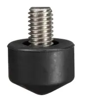 Gitzo - Rubber Foot 33mm 3pcs Std Feet 3/8 Thread GSF33