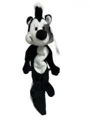 Pepe Le Pew 14.5" Vintage 1997 Bean Bag Created for Warner Bros. Studio Store