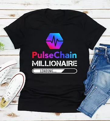 Pulsechain Millionaire T-Shirt PLS Crypto Token HEX Staker Sacrificed Investor