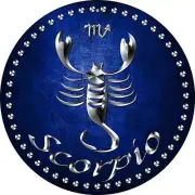 Scorpio Novelty Round Circular Novelty Metal Sign 12" Home Garage Wall Decor