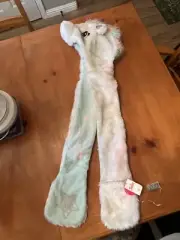 Justice Unicorn Light Up Hat and scarf, New