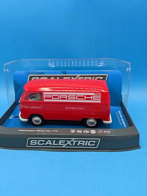 Scalextric C3755 Volkswagon Panel Van Type 1b Porsche Racing Service Team Suppor