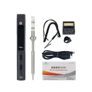 TS101 90W Mini Electric Soldering Iron w/ ESD Ground Clip USB Cable 50-400℃