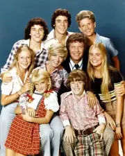 8x10 Glossy Color Art Print Tv Show Brady Bunch Cast