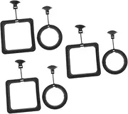 3sets Aquarium Floating Feeding Ring Reusable Fish Feeder for Tank Hook Feeder Circle Fish Tank Accessories 2pcs*3