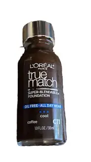 L'Oreal True Match Super-Blendable Makeup Foundation - C11 Coffee - NEW