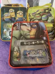 Children’s gift set Dog Tag necklace Bracelet-Avengers-Ninja Turtles-Minions-kid