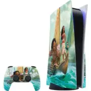 Moana PS5 Bundle Skin - Moana and Maui Set Sail