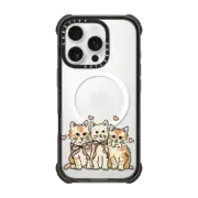 iPhone 16 Pro Ultra Impact Case MagSafe Compatible Cottage Kittens
