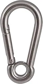 Carabiner Clips, Heavy duty hooks, 1Pcs Stainless Steel 304 M4 M5 M6 M7 M8 M9 M10 M11 M12 M13 M14Snap Hook Key-Lock(M12)
