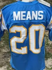 100% Authentic Mitchell & Ness San Diego Chargers 1994 Natrone Means Jersey 44 L