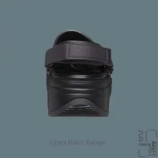 CROCS HIKER XSCAPE 獵戶 洞洞鞋 卡駱馳 厚底 增高 防水 涼鞋【Insane-21】