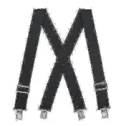 SuspenderStore LOGGER Suspenders - LOW STRETCH, GATOR CLIP - 5 Colors & 4 Sizes