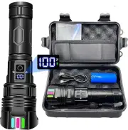 Anyuainiya Rechargeable Flashlight 30000 High Lumens Long Range, High Concent...