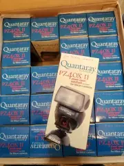 (4) Sunpak Quantaray PZ40X II Power Zoom AutoFlash Shoe Mount for Nikon Cameras