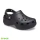 Crocs 卡駱馳 (女鞋) 經典厚底克駱格-206750-001