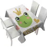 Kiss Me Cute Princess Frog Tablecloth