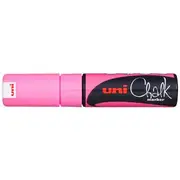 Uni Liquid Chalk Marker Chisel Tip Fluoro Pink