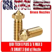 Brass Nozzles for QIDI TECH X-Plus 3/ X-Max 3/X-Smart 3, 3x or 5x