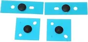 Laptop Rubber Feet, Laptop Bottom Case Feet Anti Slip Round Dot Laptop Foot Pads, Non Slip Replacement Bottom Case Feet for Surface 3 4 5 (Black)
