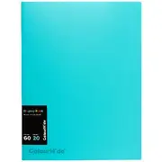 ColourHide Fixed Display Book 20 Sheets Aqua