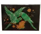 36" x 24" Marble Coffee Side Table Top Semi precious stones Inlay Art Work