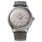NEW Orient Bambino Classic Men's 40mm Automatic Grey Leather Strap 30m SS Watch