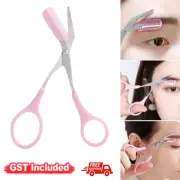 Eyebrow Trimmer Grooming Scissors Eyelash Thinning Shears Comb Brow Shaping Tool