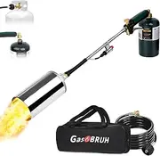 Heavy Duty Weed Torch Propane Burner with Storage Bag, High Output 1,200,000 BTU Blow Torch with 8.8FT Hose, Portable Flame Weeder with Igniter for Garden Wood Roofing Snow Road Charcoal Start