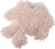 X AUTOHAUX Car Tissue Holder Car Tissue Box Organizer Plush 10.63"x9.45"x2.36" Pink 1 Pcs