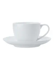 [Maxwell & Williams] Cashmere Round Demi Cup & Saucer 100ml in White